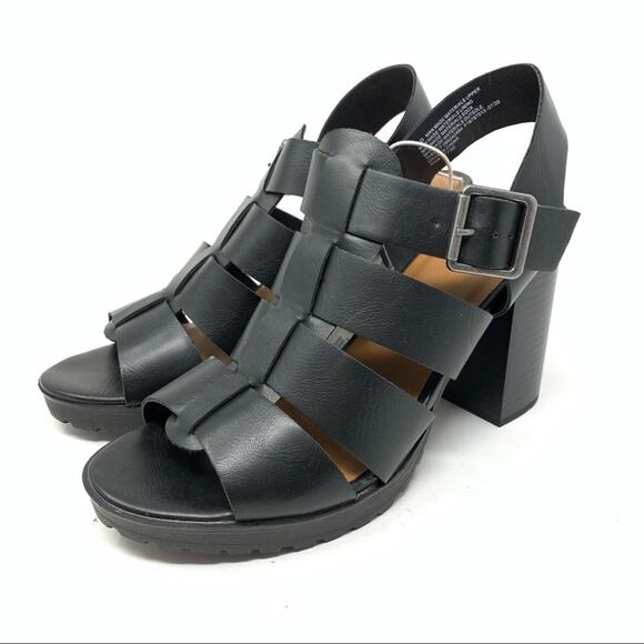 Universal Thread Anastasia Stacked Heel Sandal 6.5 - Picture 2 of 6